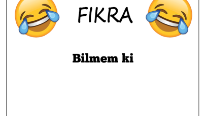 Bilmem ki Fıkrası