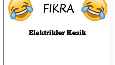 Elektrikler Kesik Fıkrası