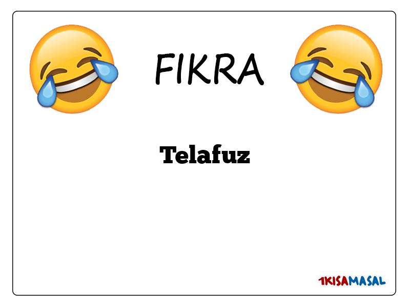 Telafuz Fıkrası