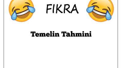 Temelin Tahmini Fıkrası