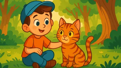 Çizgili Kedi Masalı