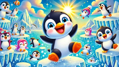 Neşeli Penguen Masalı